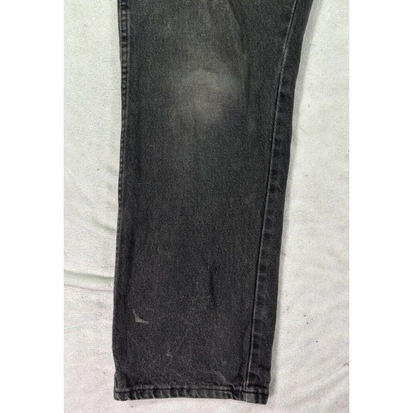 Dickies Mens Faded Black Denim Jeans Size 38x30 Distressed RN20697 - Picture 4 of 11